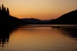 Sunset on Bowron Lakes